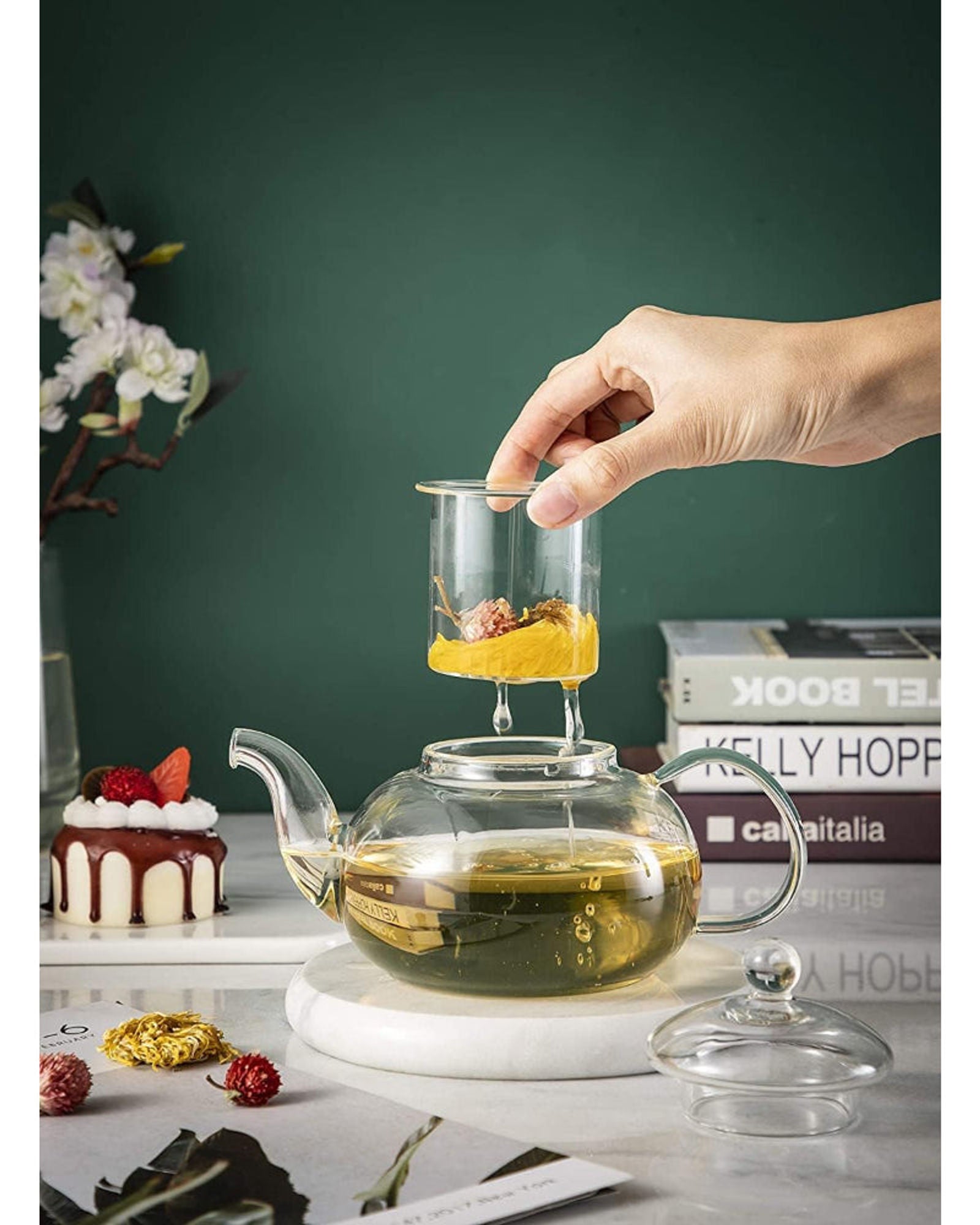 Cuisine Art Borosilicate Glass Tea Pot 850ml