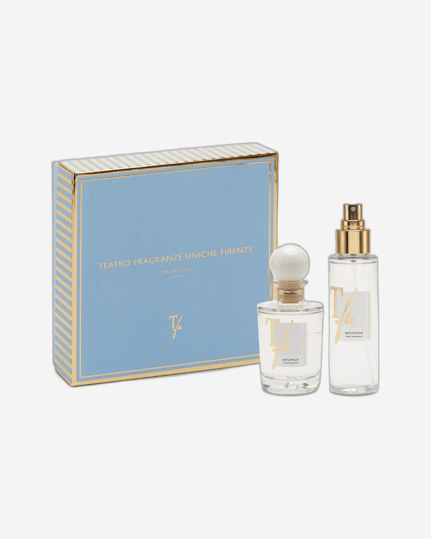 Teatro Cotton Puff Gift Box 100ml Diffuser + 100ml Fabric Spray