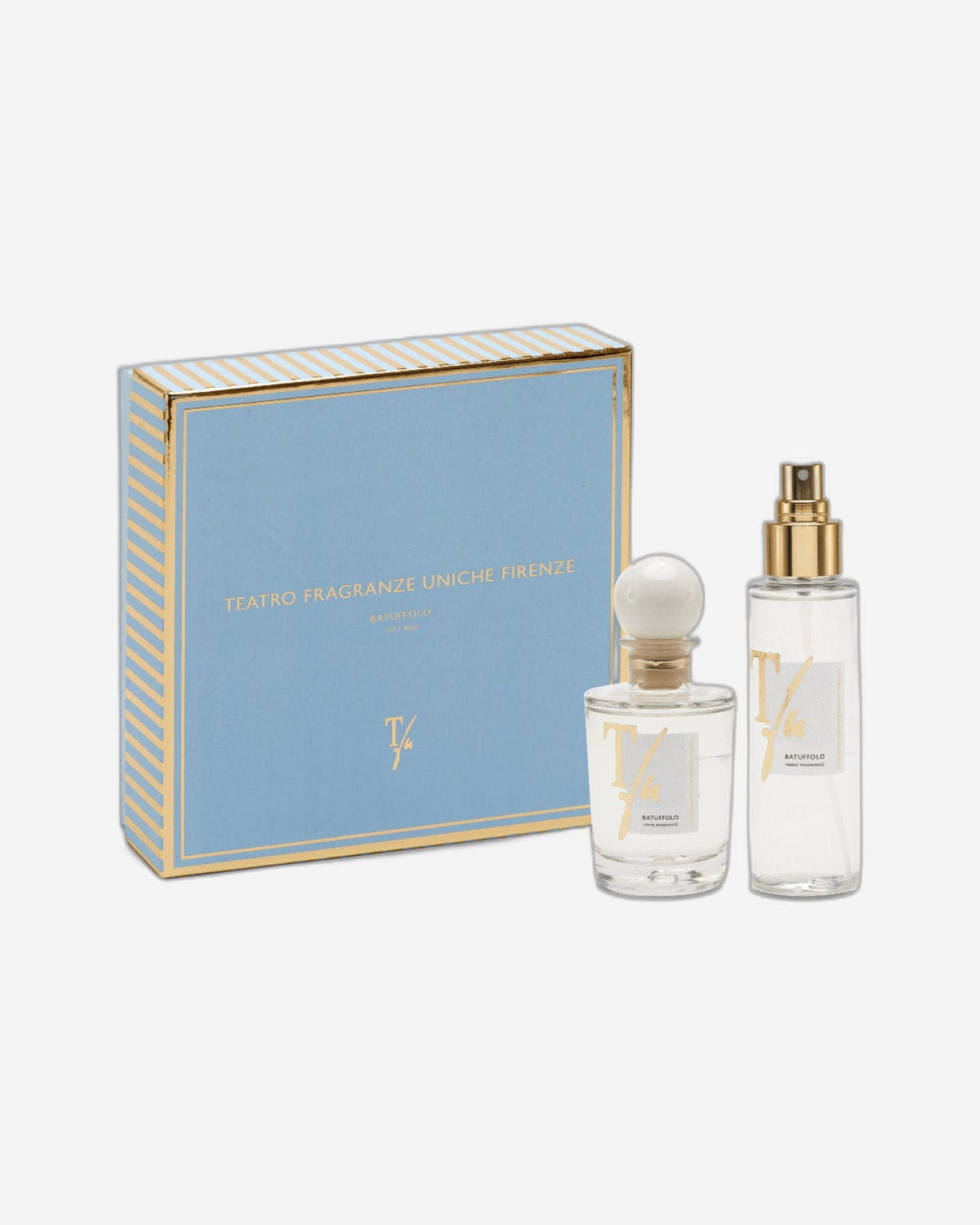Teatro Cotton Puff Gift Box 100ml Diffuser + 100ml Fabric Spray