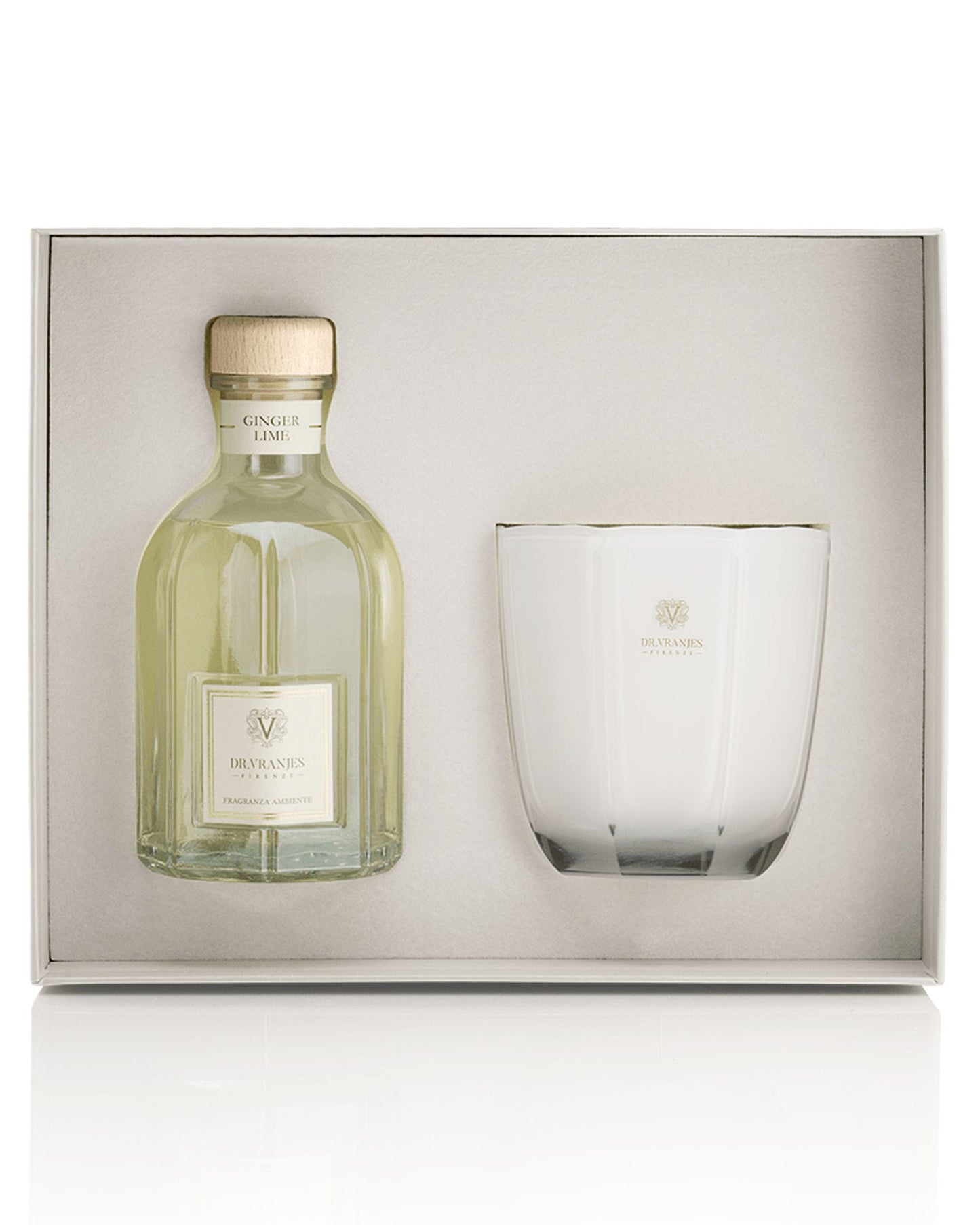 Dr. Vranjes Ginger Lime 500ml + Candela 500g Gift Box
