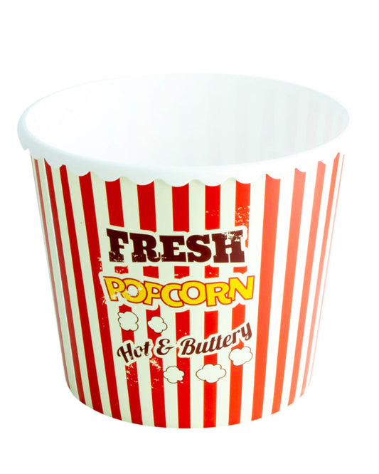 Herevin 2.3 Litre Fresh Popcorn Printed Large Snack Bowl – BPA-Free Polypropylene (PP) Durable Serving Bowl for Popcorn, Chips, Namkeen & Party Snacks