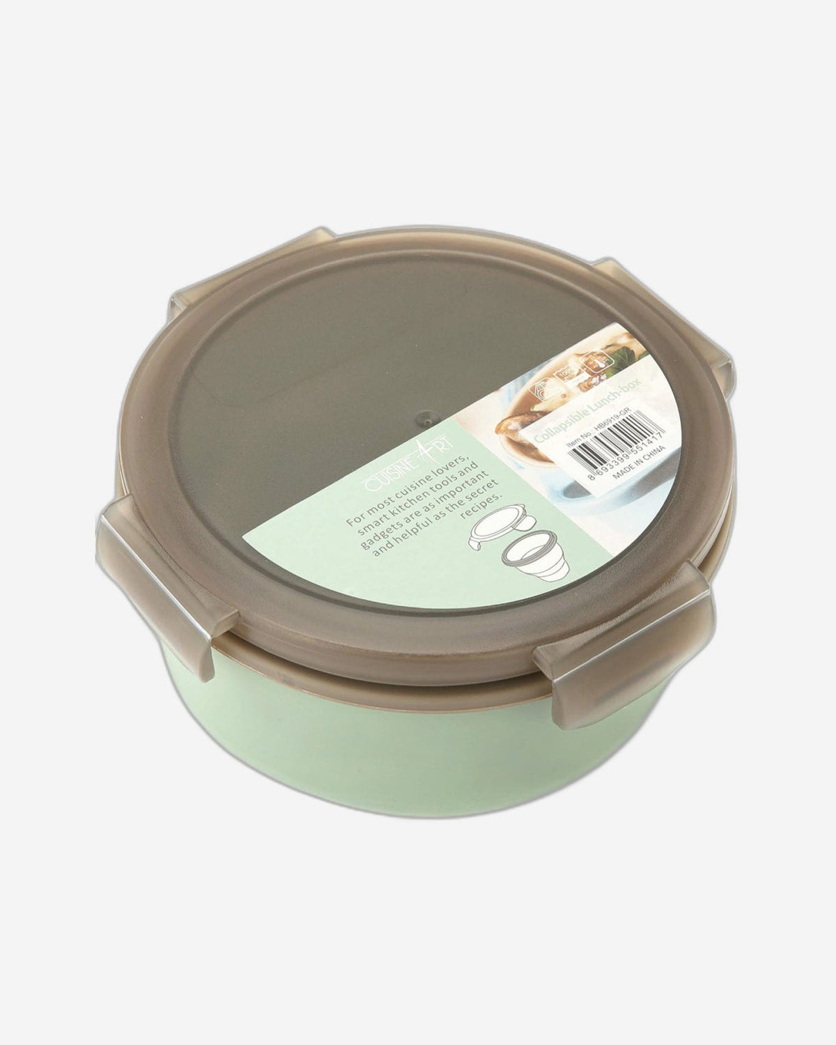 Cuisine Art Lunch Box Collapsible Round 14cm