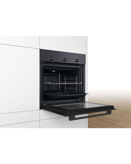 Bosch Series 2 Built-In Oven 71 L & 60 × 60 cm Black – HBF011BA1M (ESMA Certified)