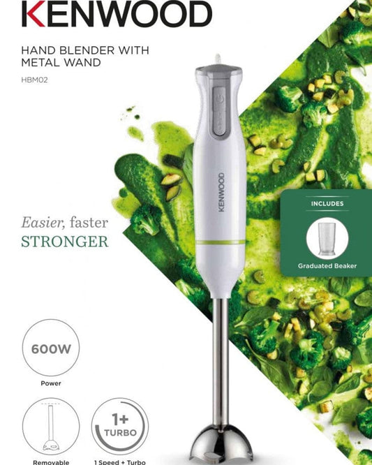 Kenwood Metal Hand Blender with Multi-Speed Control