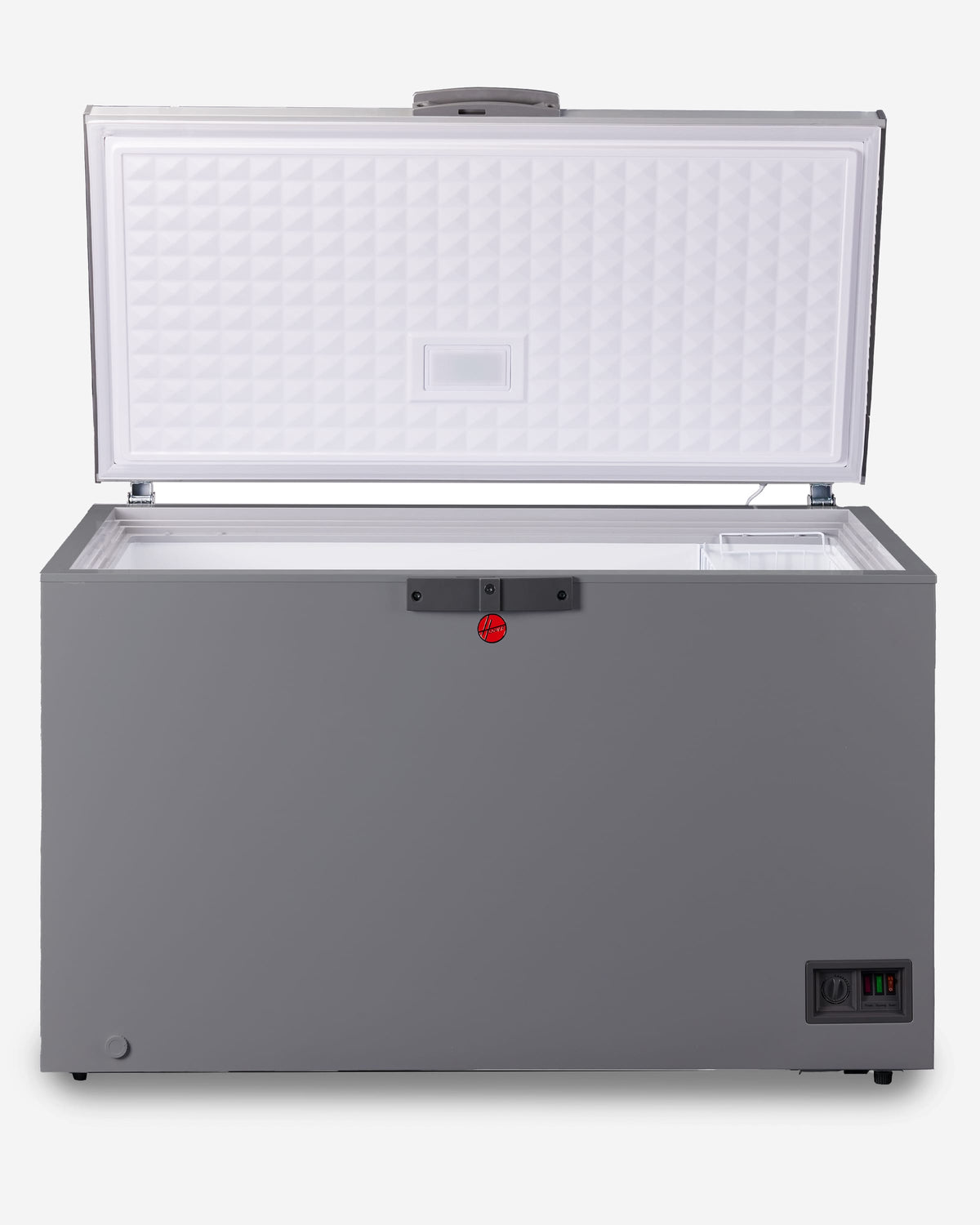 Hoover Chest Freezer, Low Frost, Convertible Temperature, 493 L, Premium Grey – HCF-K493-GR (ESMA Certified)