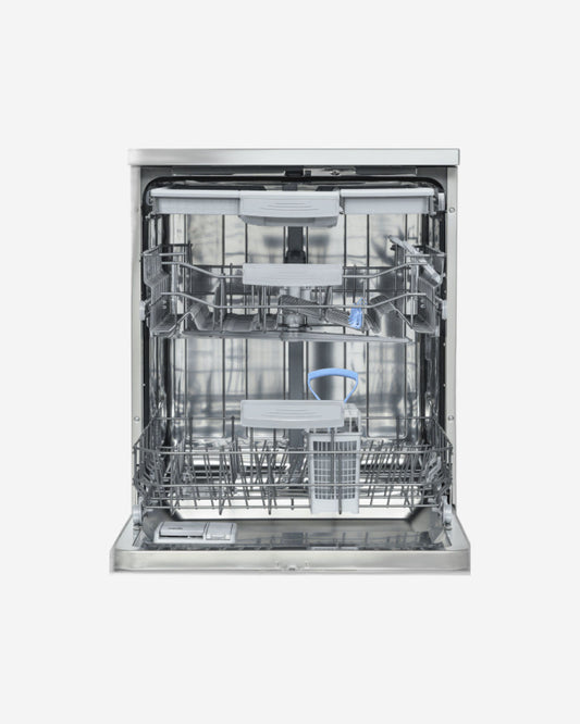 Hoover Freestanding Dishwasher, 15 Place Settings, 10 Programs, Full Touch Controls, Delay Start, Child Lock, Steel, Made in Turkey, Min 1 Year Warranty Made in Turkey - Inox - HDW-V1015-S