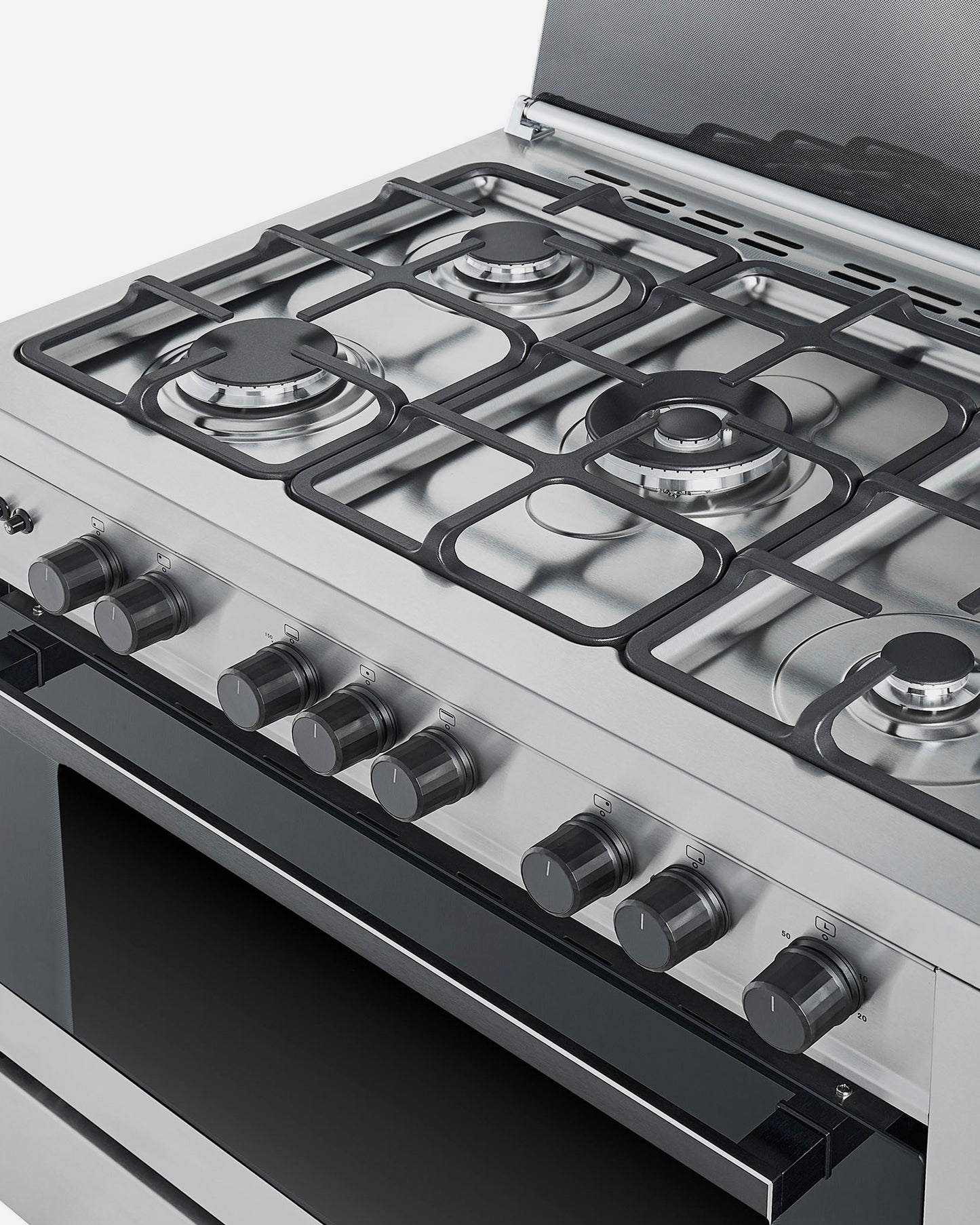 Hoover Stainless Steel Full Gas Cooker 90X60 5 Burner