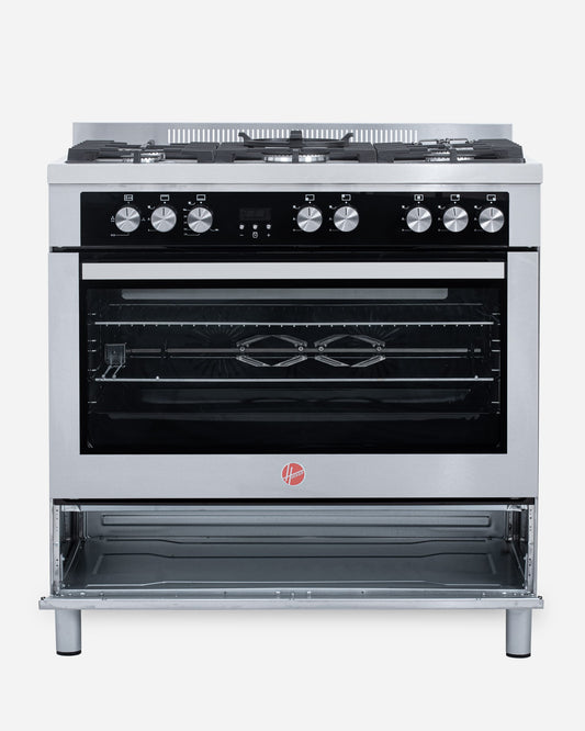 Hoover 90X60 5-Burner Full Gas Freestanding Gas Cooker (Stainless Steel)