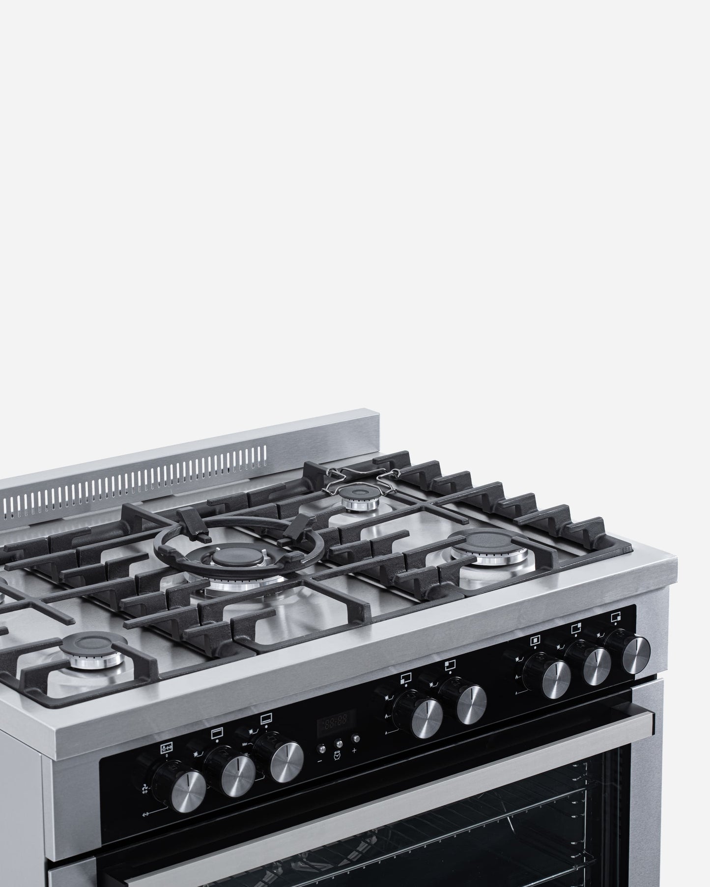 Hoover Freestanding Full Gas Cooker, 5 Burners, Grill, 90 × 60 cm, Stainless Steel – HGC-S95G-S (ESMA Certified)