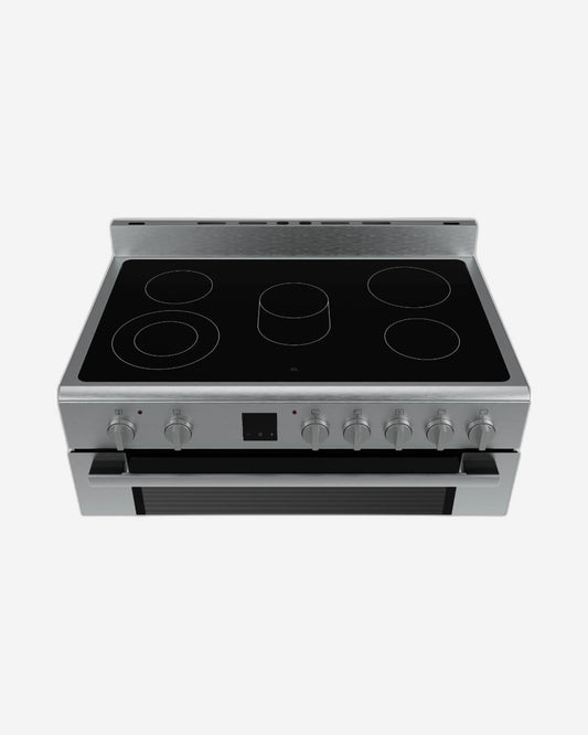 Bosch Series 8 5 High Speed Ceramic Cooking Zones Electric Range Cooker 90X60cm