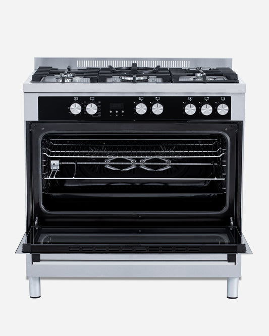 Hoover 90X60 Multi-Function Gas Freestanding Gas Cooker With Electric Oven