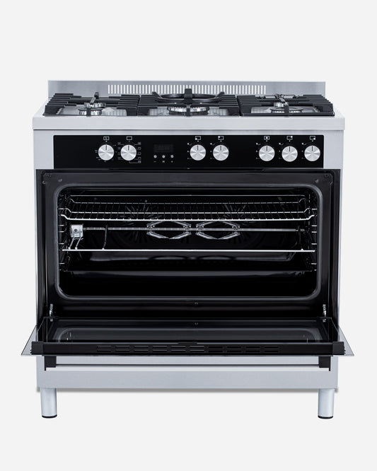 Hoover 90X60 Multi-Function Gas Freestanding Gas Cooker With Electric Oven