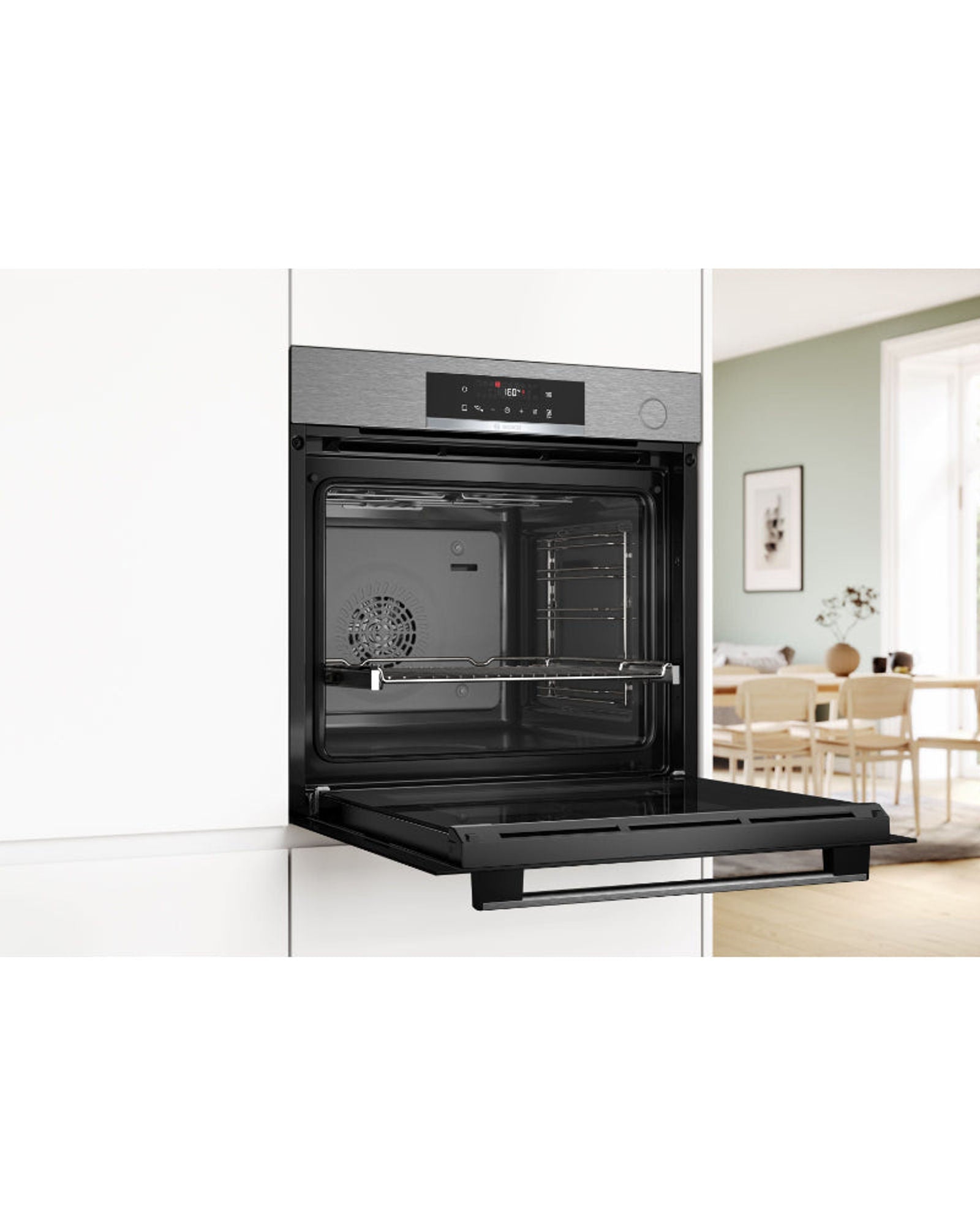 Bosch Series 4 Built-in oven with added steam function 60 x 60 cm - HRG532ES3M Stainless steel