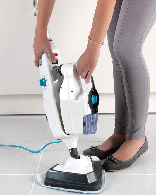 Hoover 2-In-1 Steam Mop Cleaner With Detachable Handheld Bagless Vacuum Cleaner