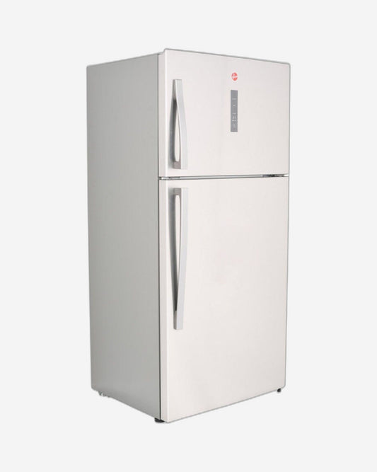 Hoover 660 Liters Top Mount Double Door Refrigerator, 3 Adjustable Shelves, Stainless Steel Finish, 1 Year Warranty & 10-Year Warranty on Inverter Compressor Inox - HTR-H660-S