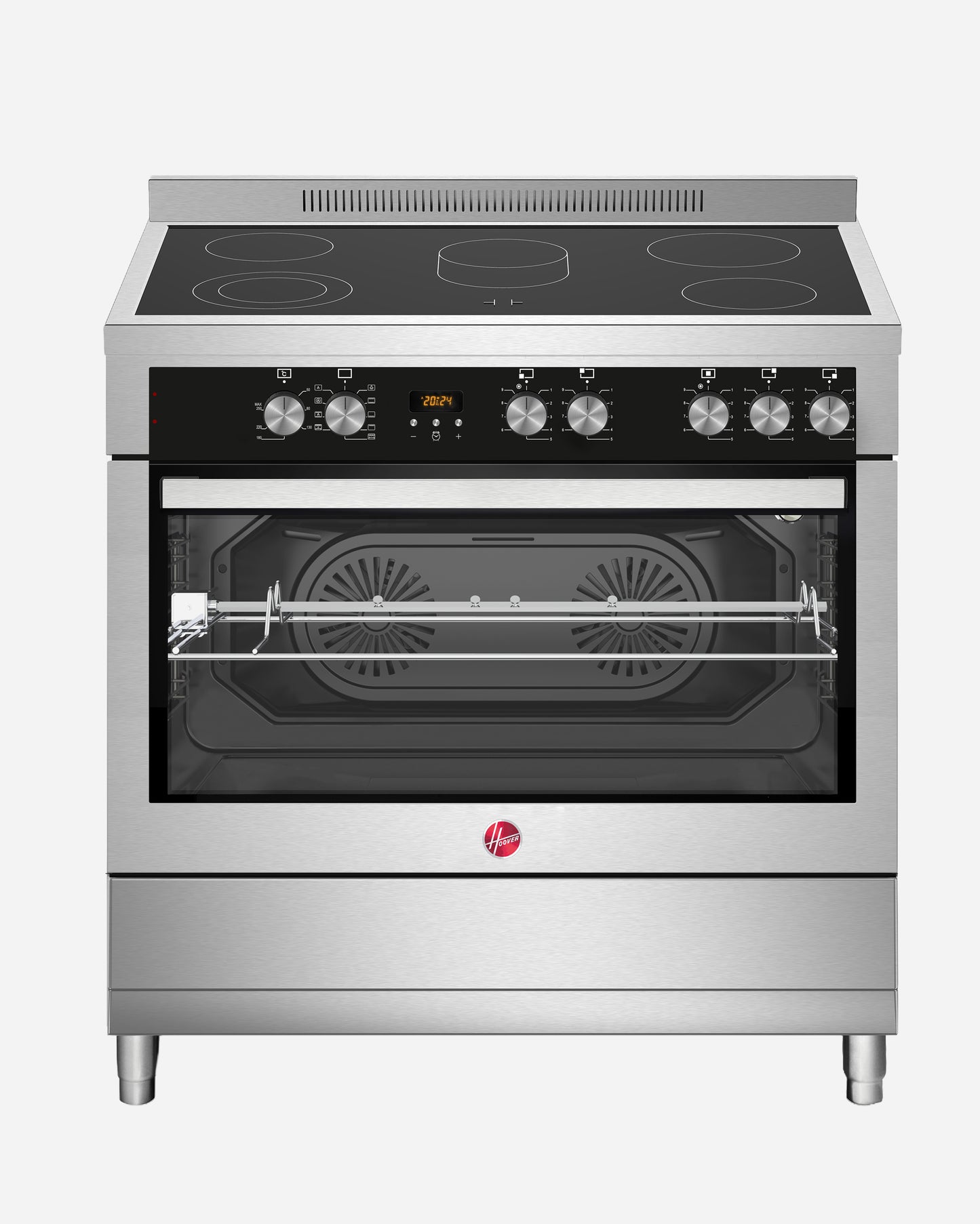 Hoover 90X60 5-Zone Ceramic Electric Freestanding Gas Cooker