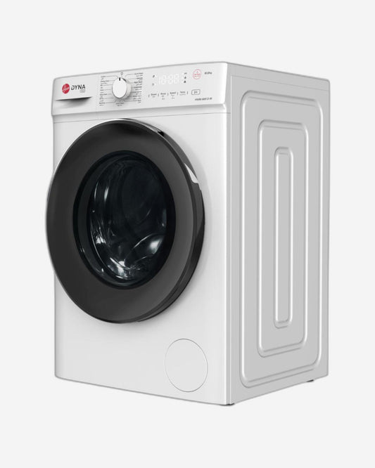 Hoover 8Kg Freestanding Front Load Washing Machine, Inverter Motor, 1200 RPM, 15 Programs, Knob & Touch Control Panel, 1 Year Manufacturer & 10-Year Warranty on Inverter Motor White - HWM-M812-W