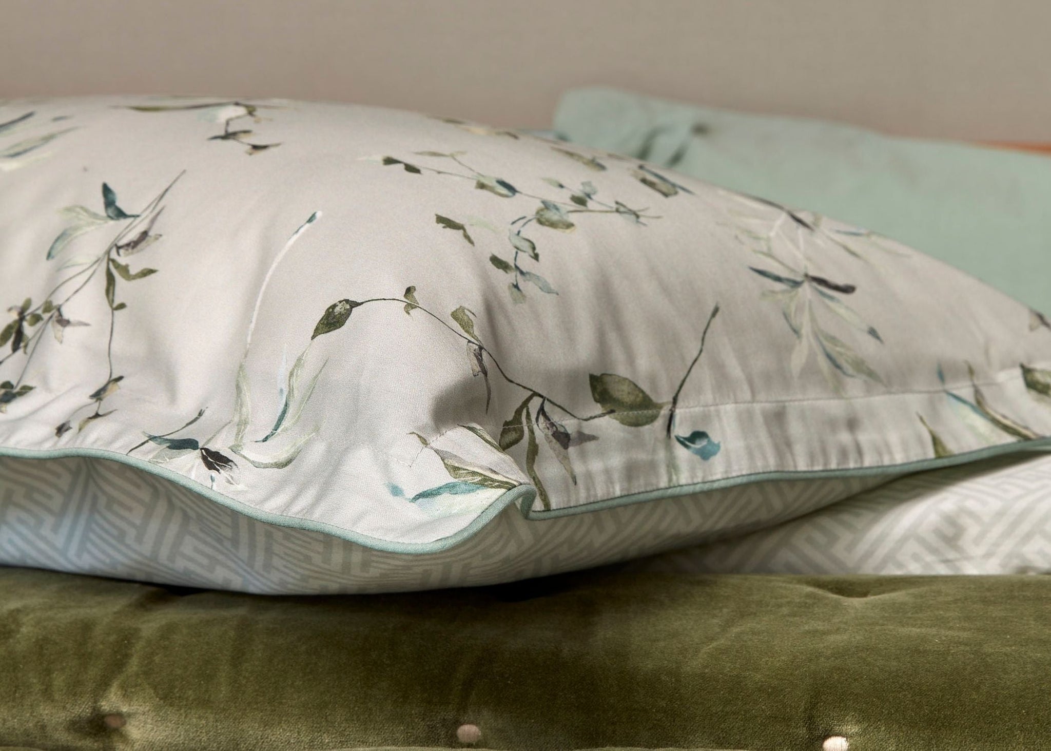Christy Hampton Bedspread Jade