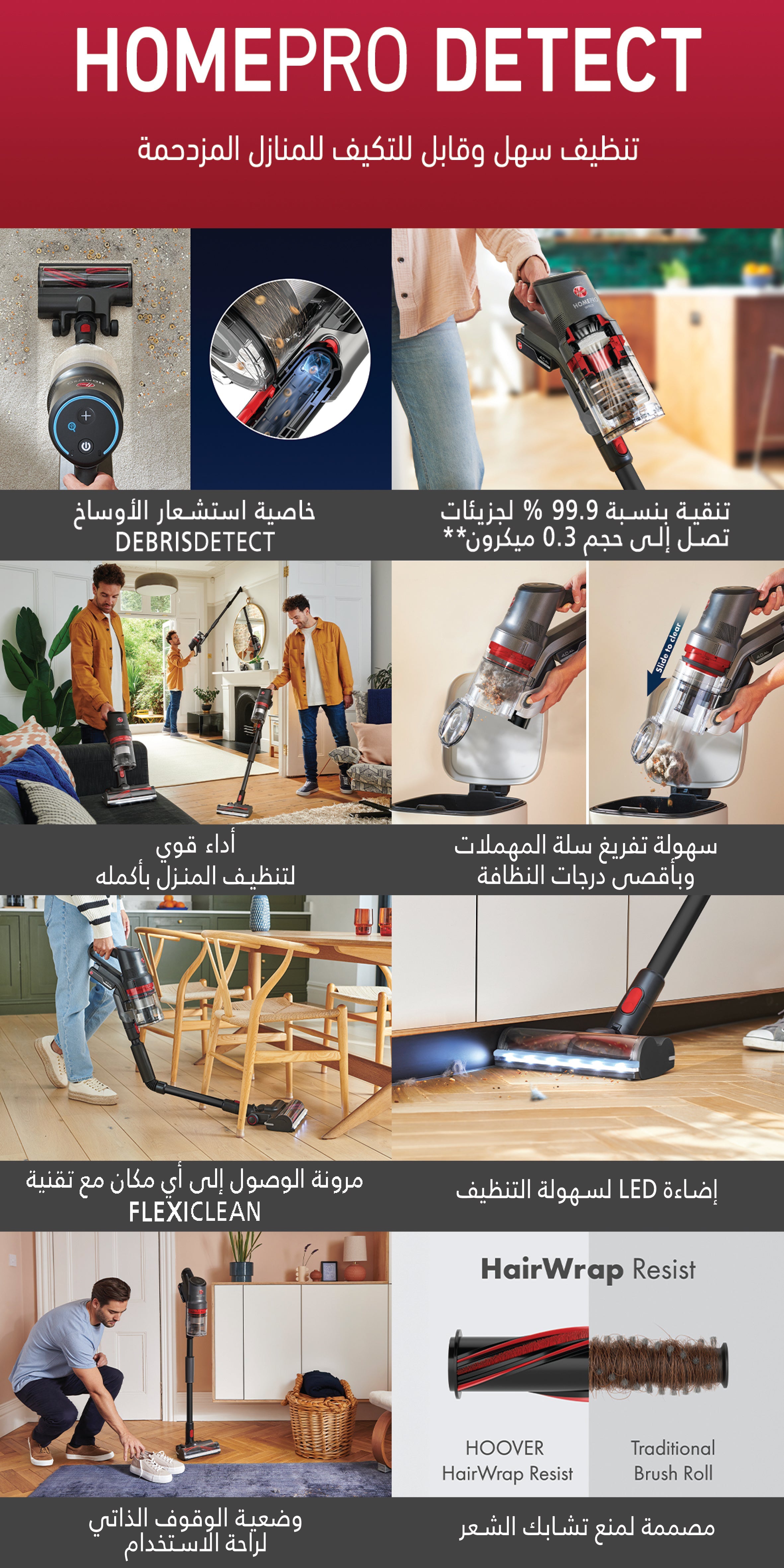 Hoover HomePro Detect Cordless Vacuum Cleaner