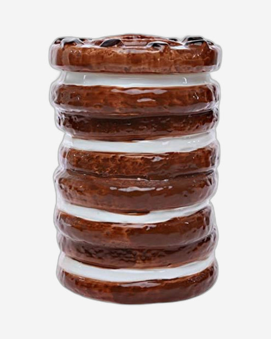 Shallow Cookie Jar, 15 cm – Fun Cookie-Shaped Storage Jar for Cookies, Sweets, and Treats