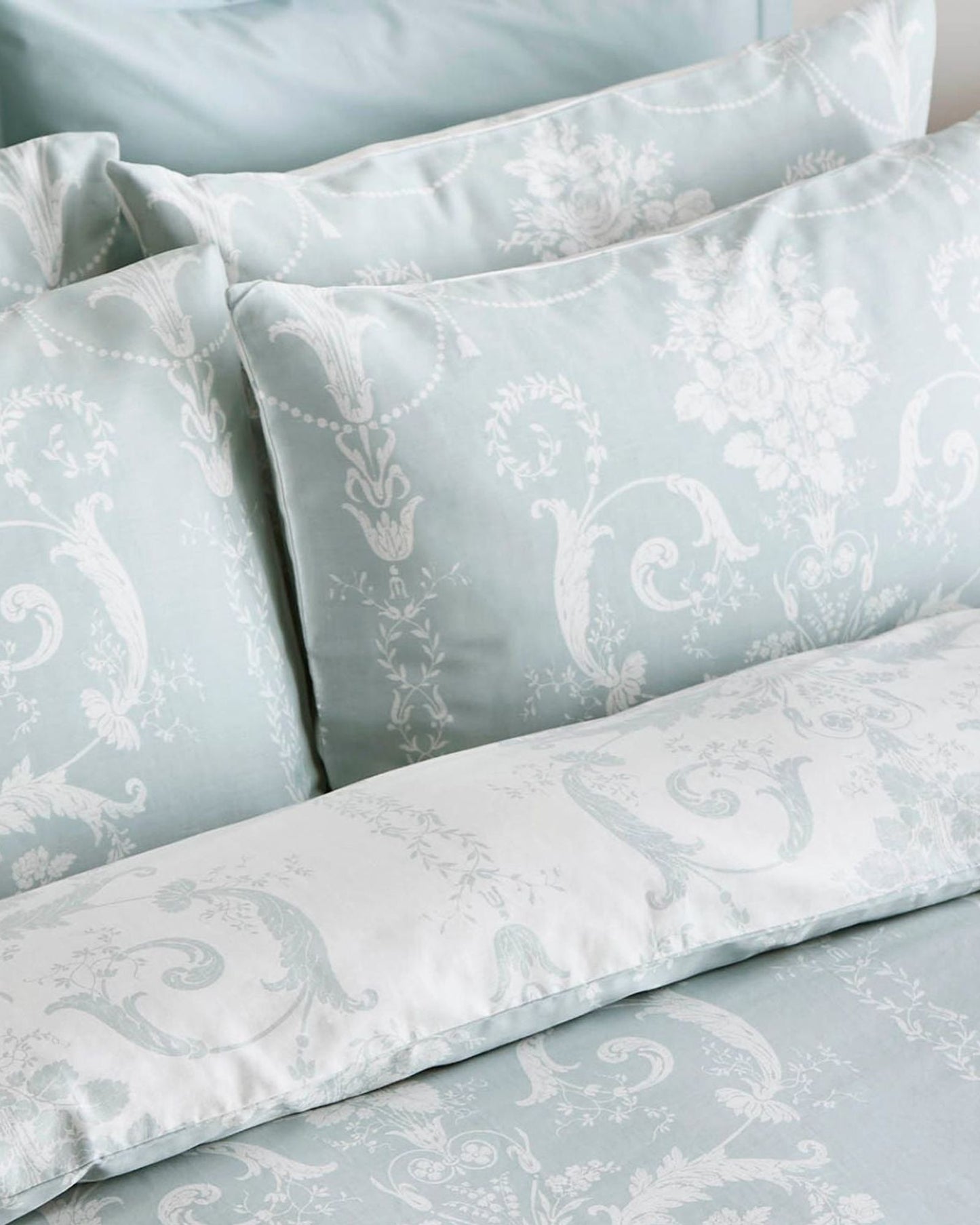 Laura Ashley "Josette" Duvet Cover Set in Duck Egg