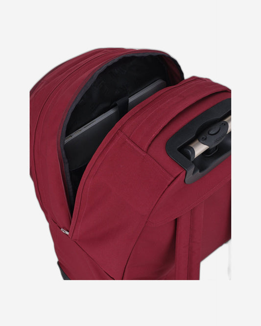 JanSport Driver 8 Large two wheeled Russet Red Backpack