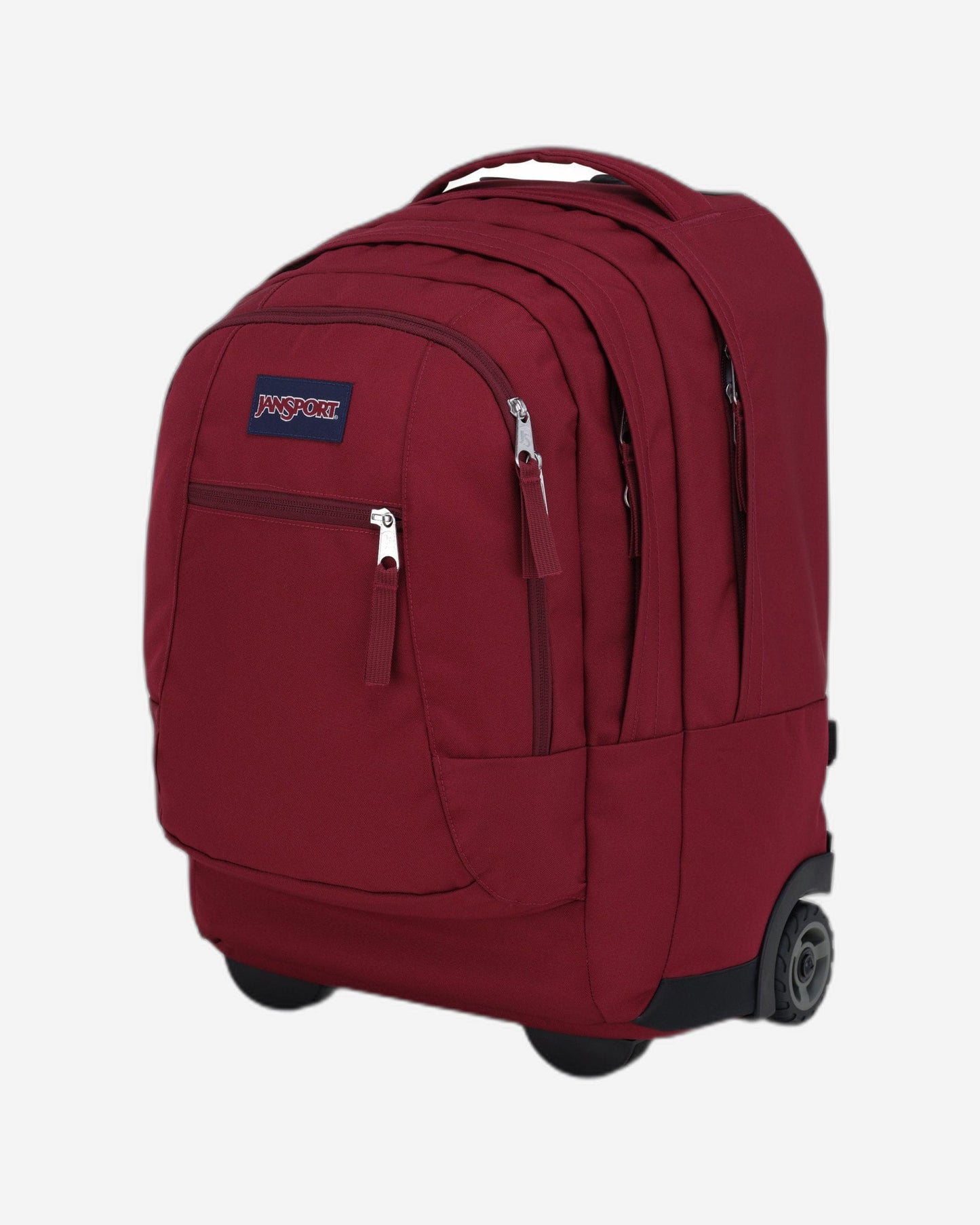 JanSport Driver 8 Large two wheeled Russet Red Backpack