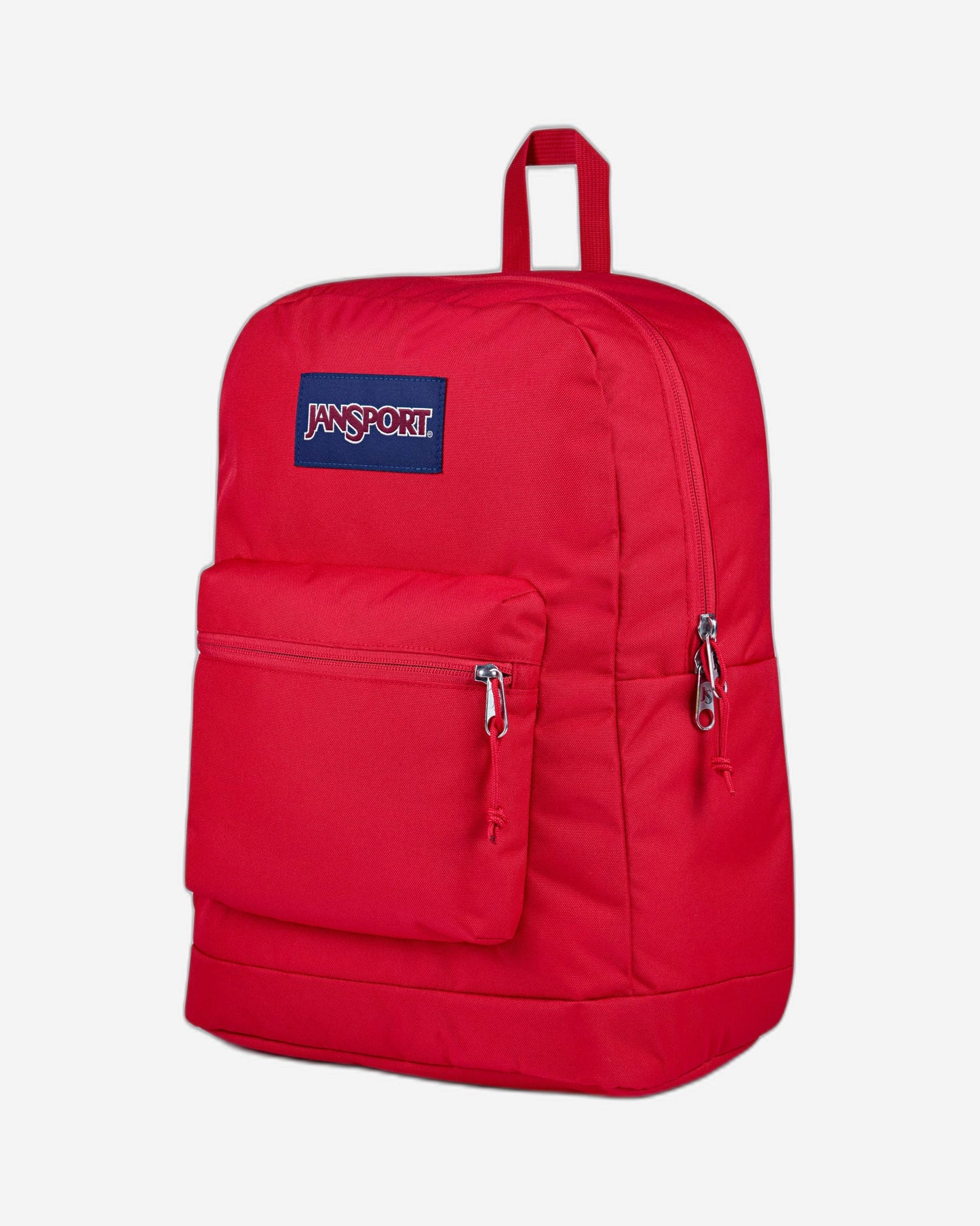 JanSport Cross Town Plus Medium laptop Red Tape Backpack