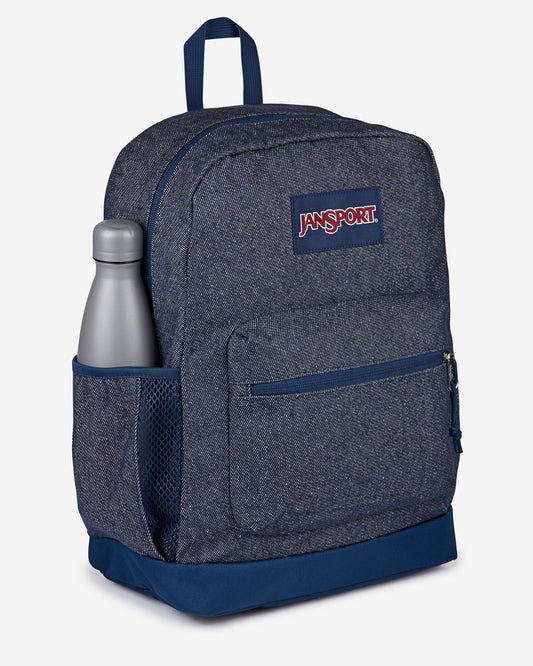 JanSport Cross Town Plus Remix Indigo Denim Backpack