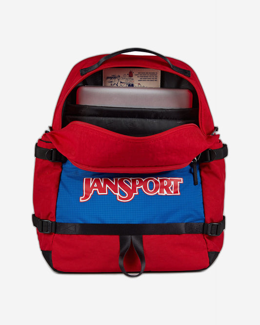 JanSport Small Seattle Pack Small Red Tape Backpack