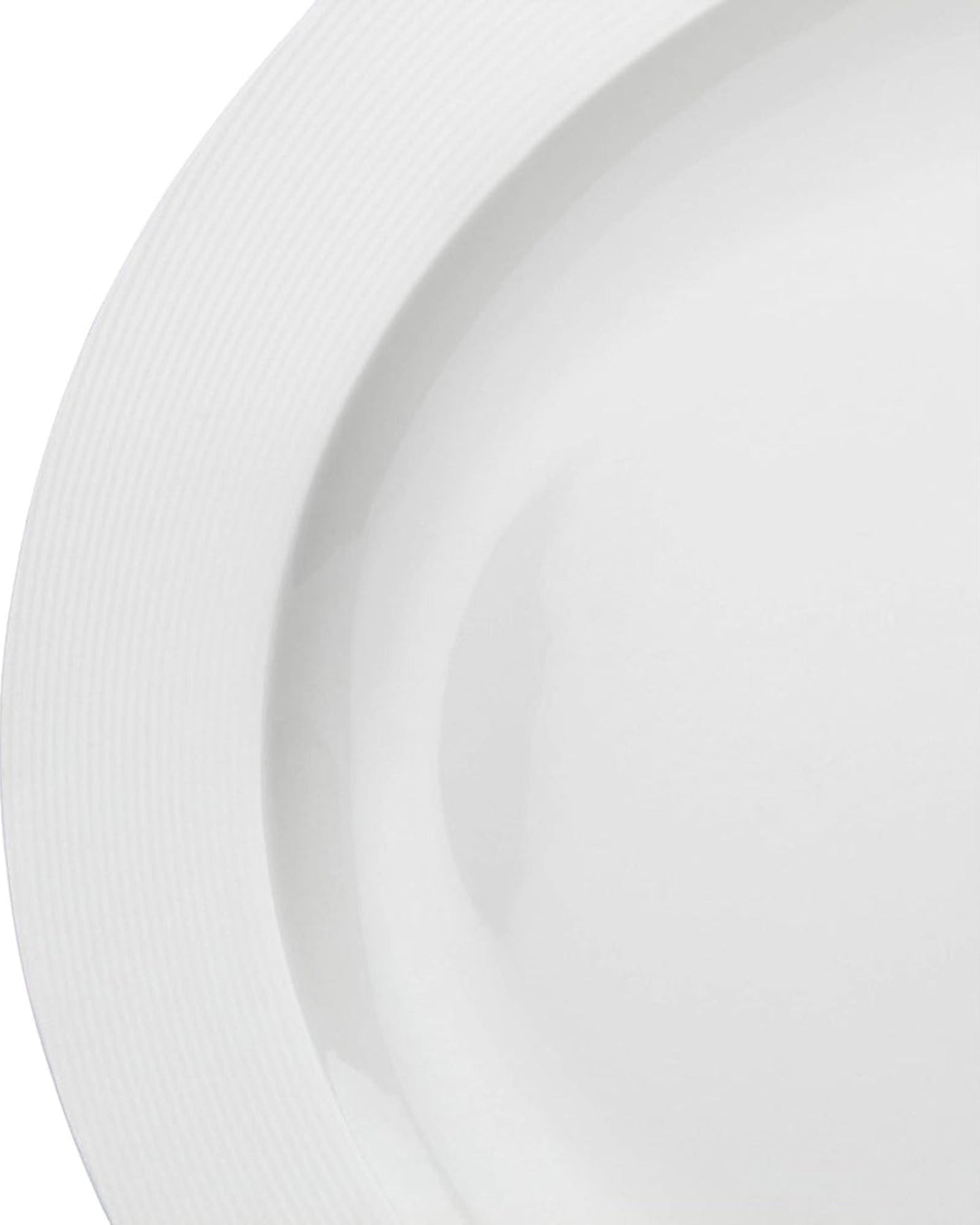 Shallow Bone China Tiffany Oval Plate, White, 14 Inches – Elegant Serving Plate for Dining & Special Occasions