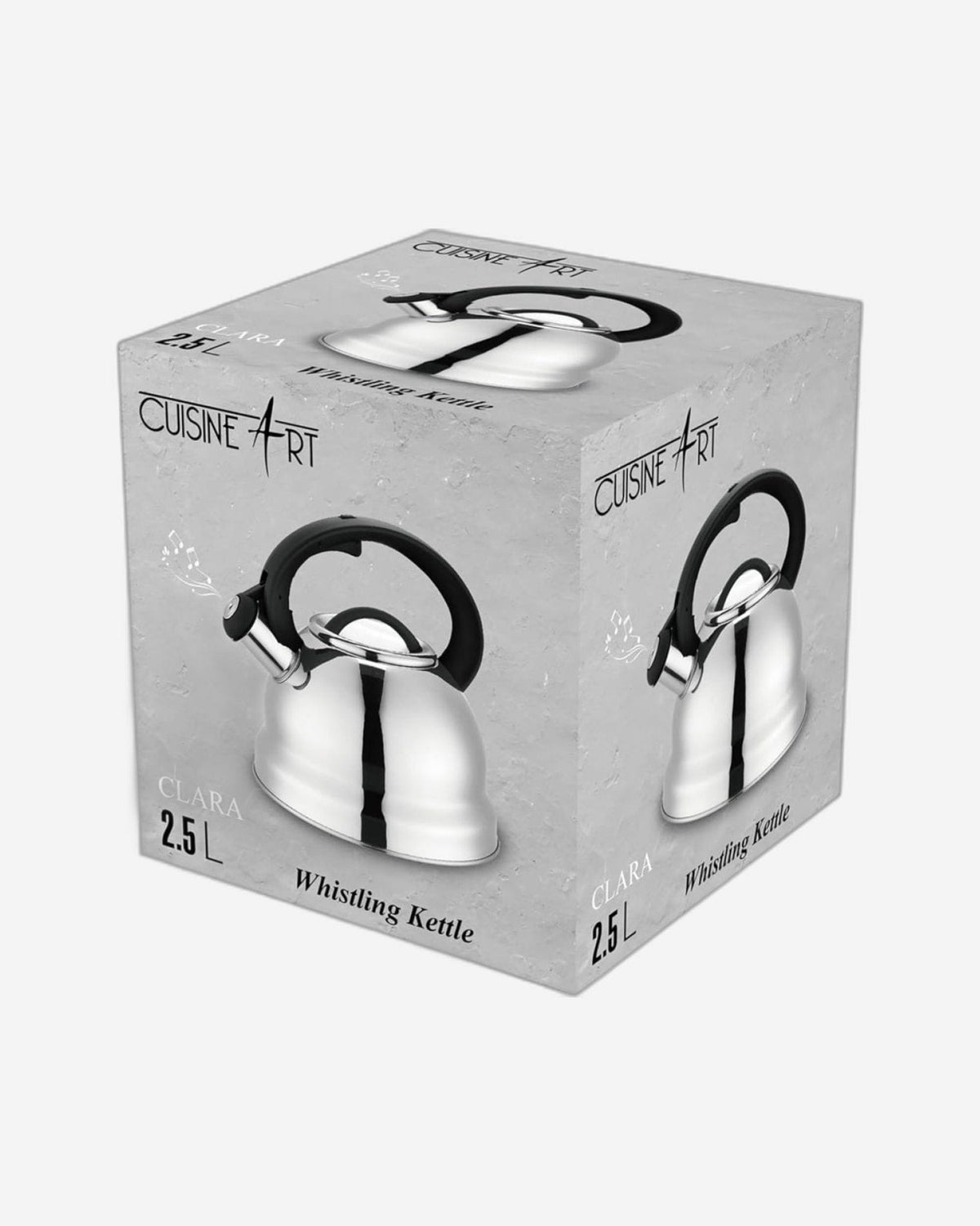 Cuisine Art Tea Kettle CLARA 2.5L Silver