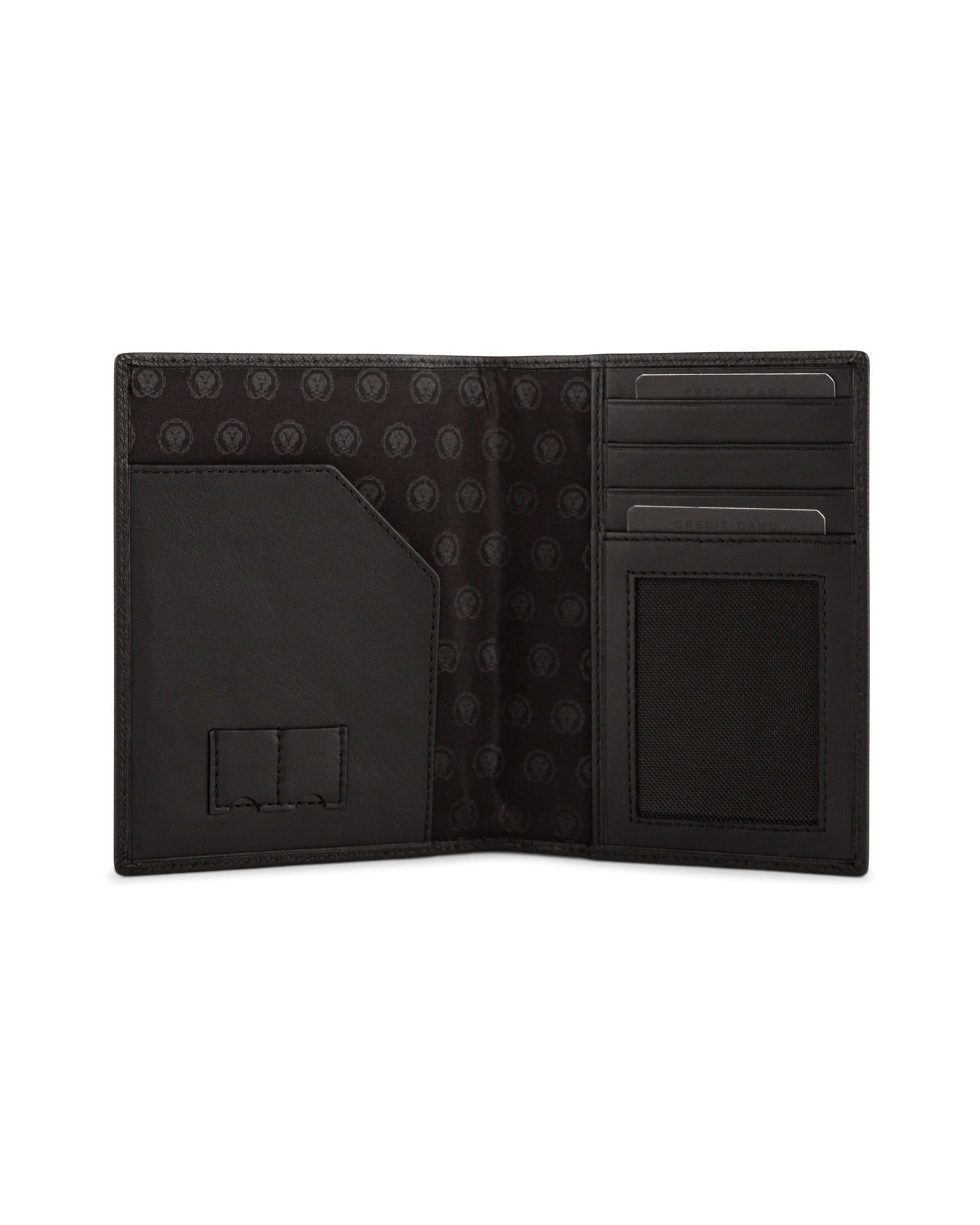 Cross Saffiano Leather 4Cc Passport Cover - Black