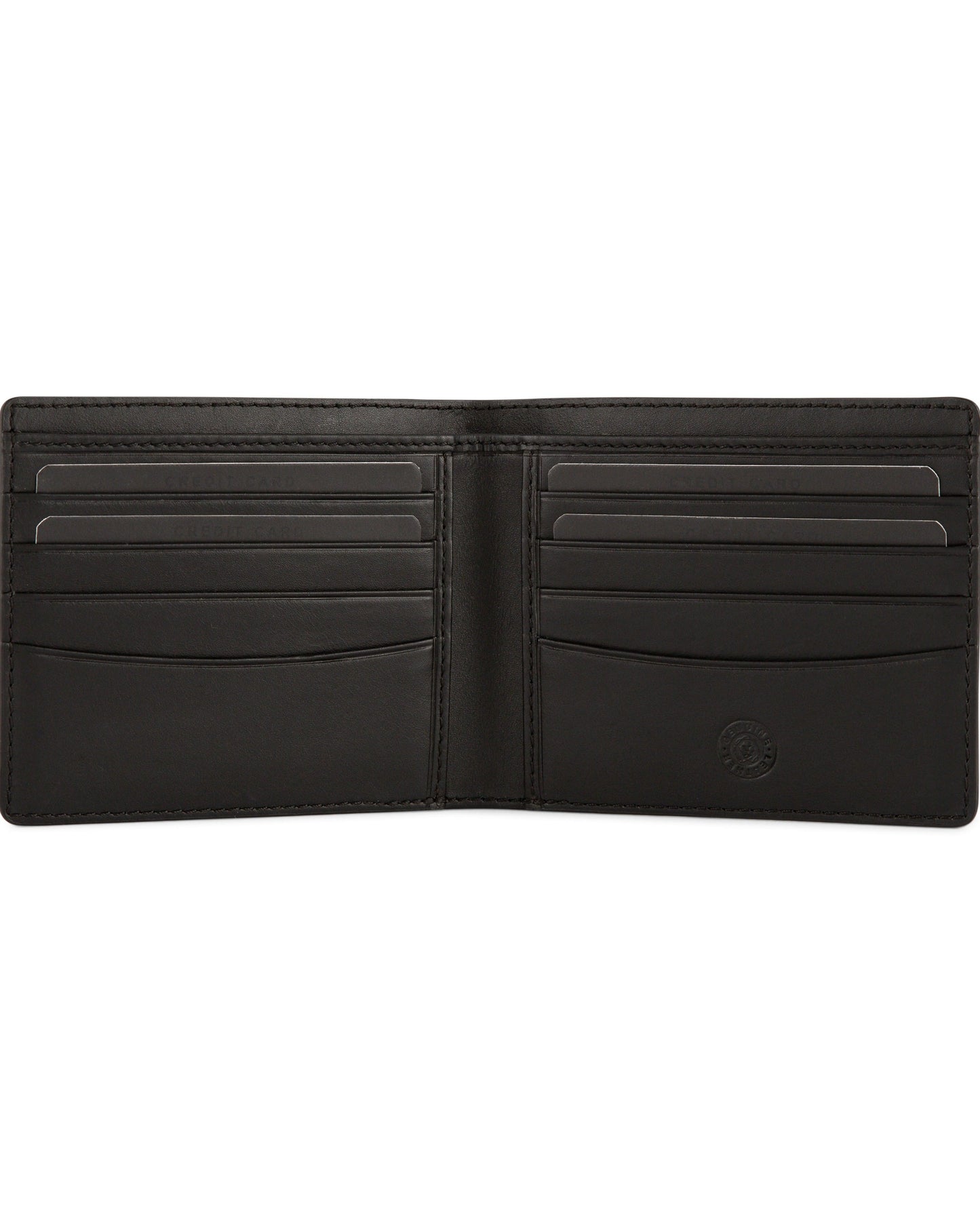 Cross Saffiano Leather 4Cc Bifold Wallet With Coin Pocket - Black