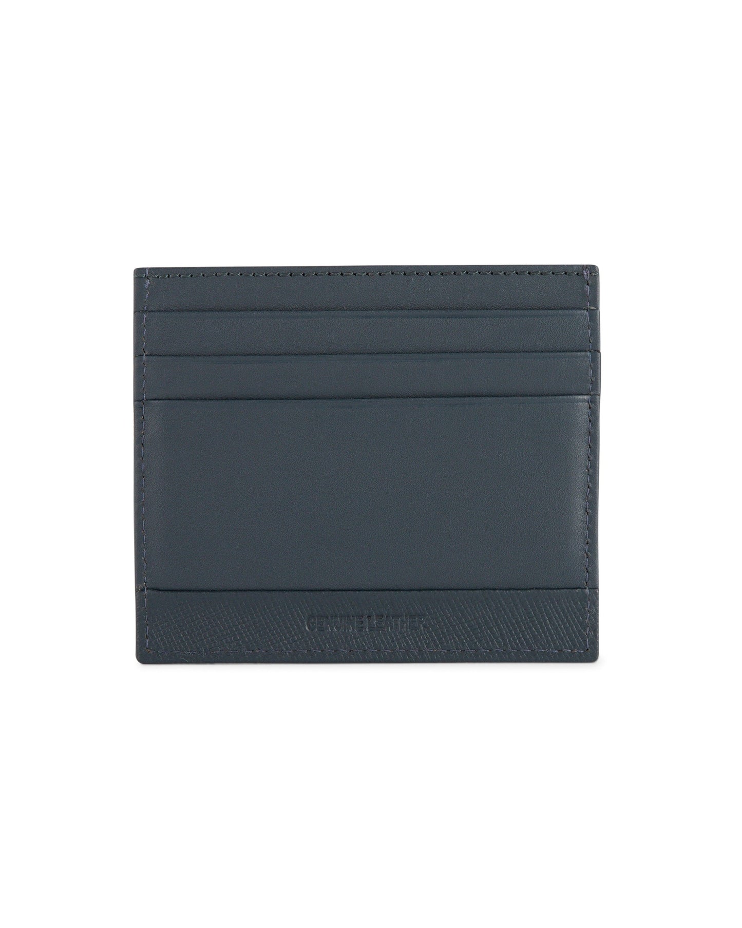 Cross Saffiano Leather 6Cc Card Holder - Navy Blue