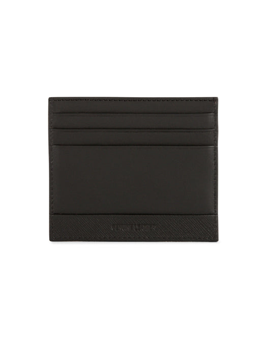 Cross Saffiano Leather 6Cc Card Holder - Black