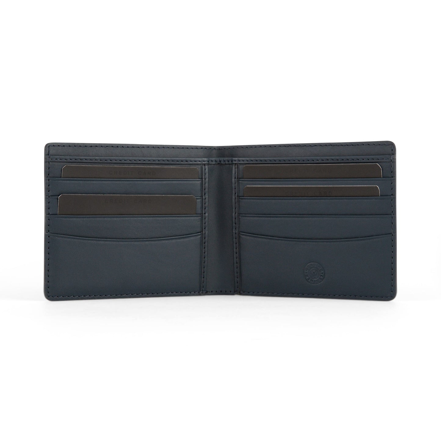 Cross Saffiano Leather 8Cc Slim Bifold Wallet - Navy Blue