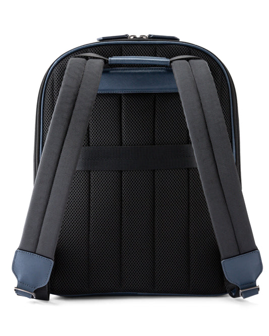 Cross Luxury Leather Backpack - Navy Blue