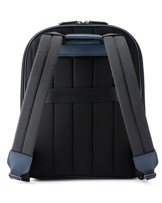 Cross Luxury Leather Backpack - Navy Blue