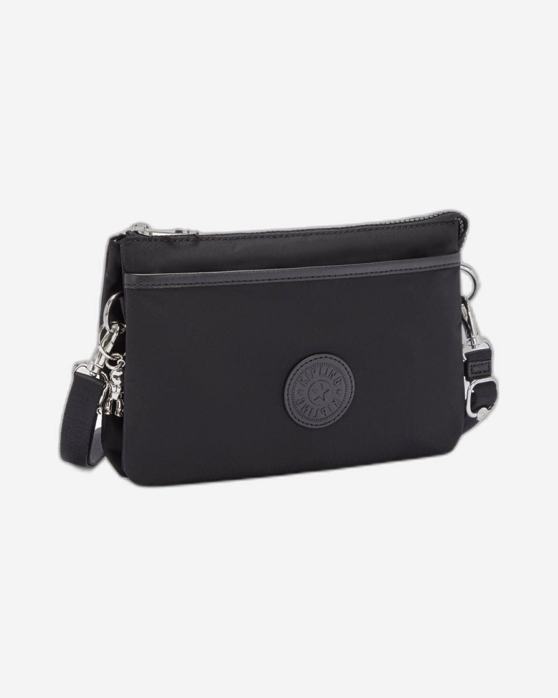 Kipling Riri Paka Black Large Pouch with Crossbody Strap C272323-79S