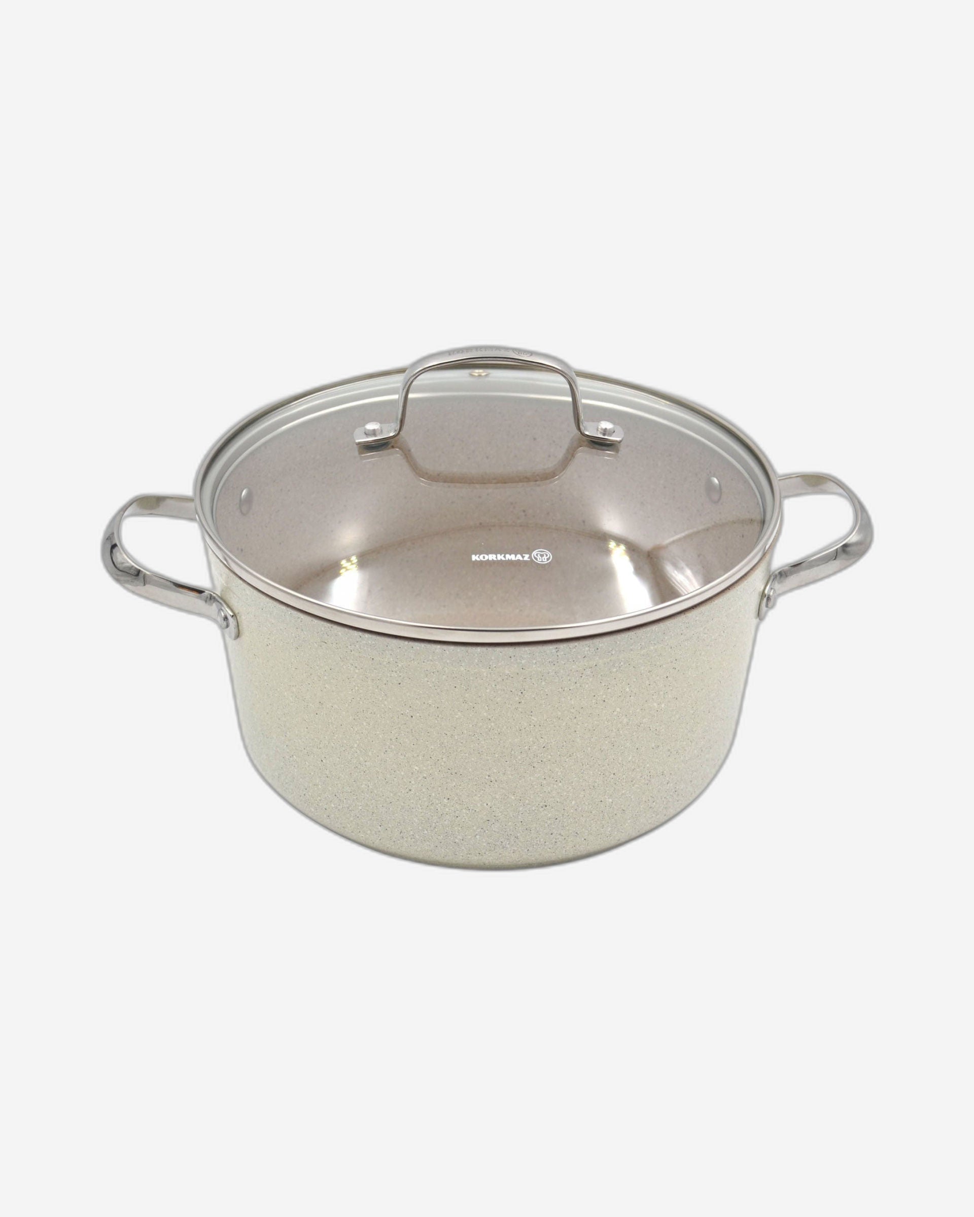 Korkmaz Granita Forged Aluminium Casserole Pot