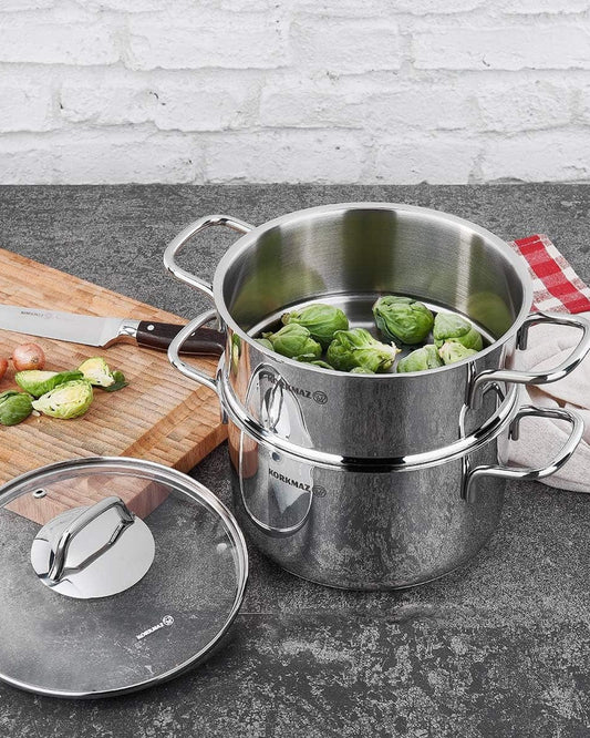 Korkmaz Perla Steamer Set