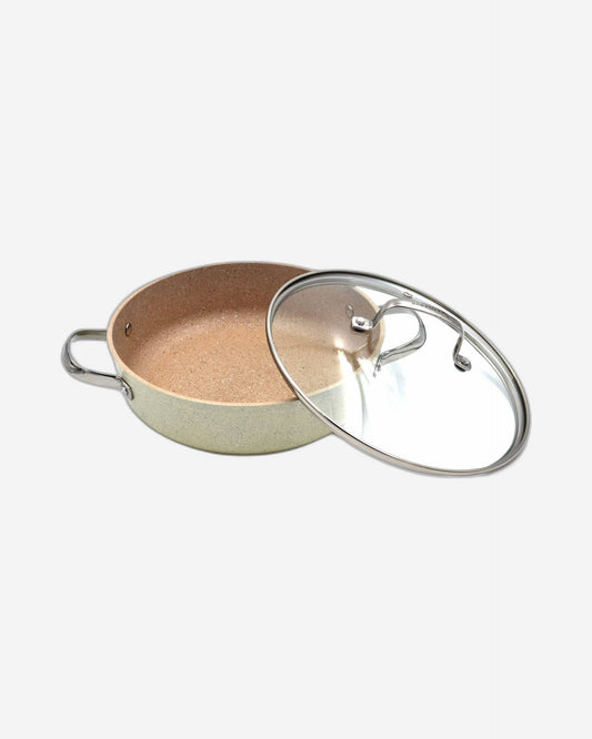 Korkmaz Granita Low Casserole Pot Forged