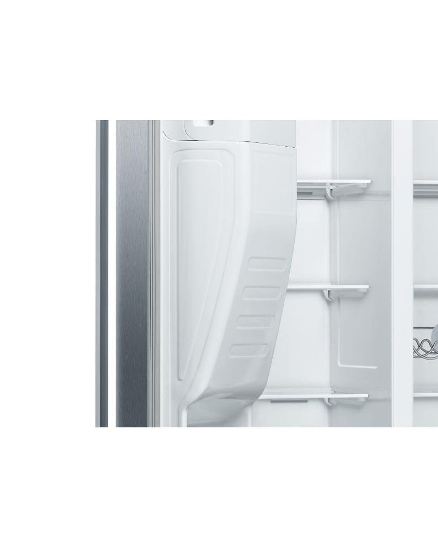 Bosch Side By Side Refrigerator, No Frost, 531 L Net / 598 L Gross, Stainless Steel, German Engineering – KAG93AI30M