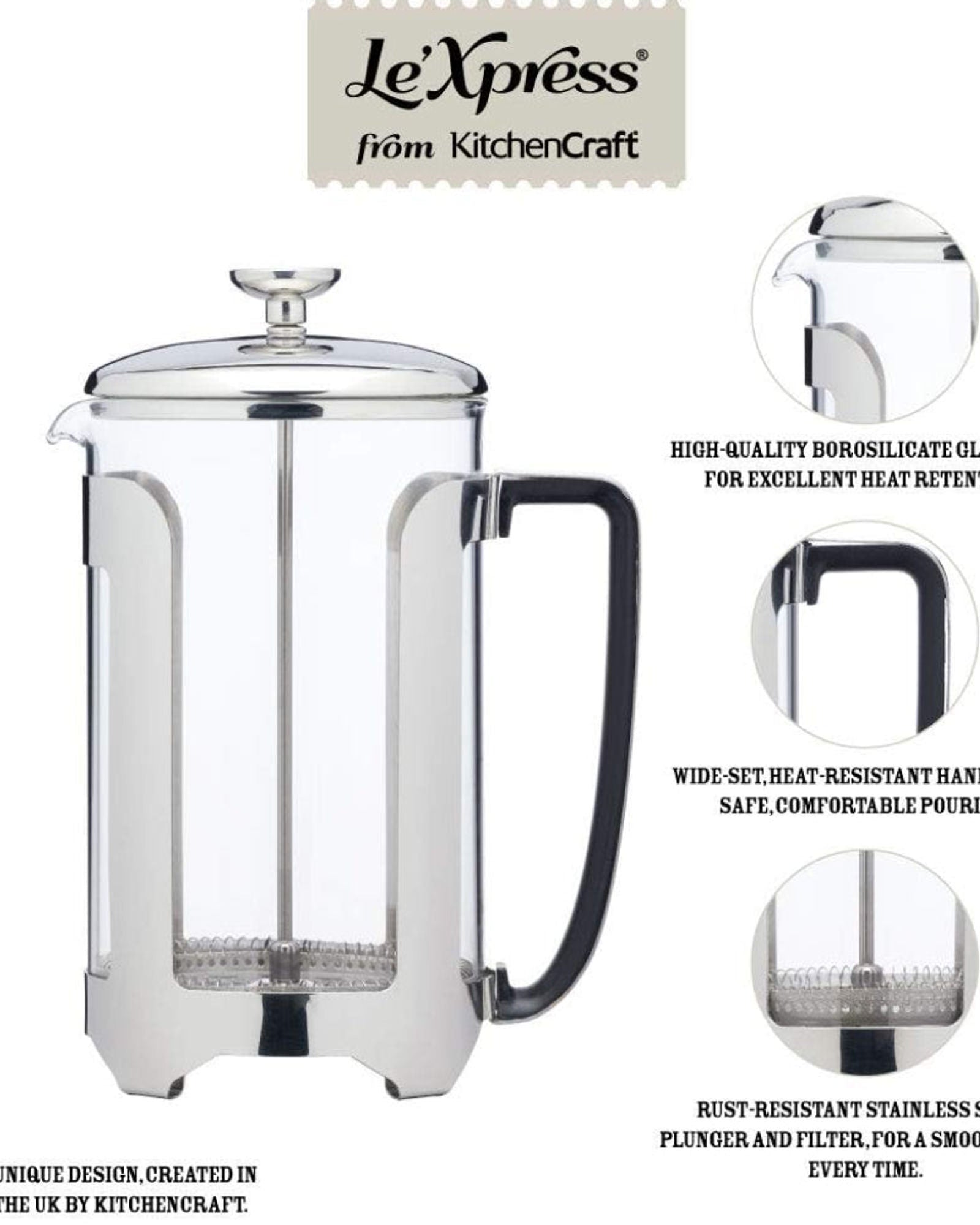 Kc Lx Cafetiere 12 Cup S/Steel