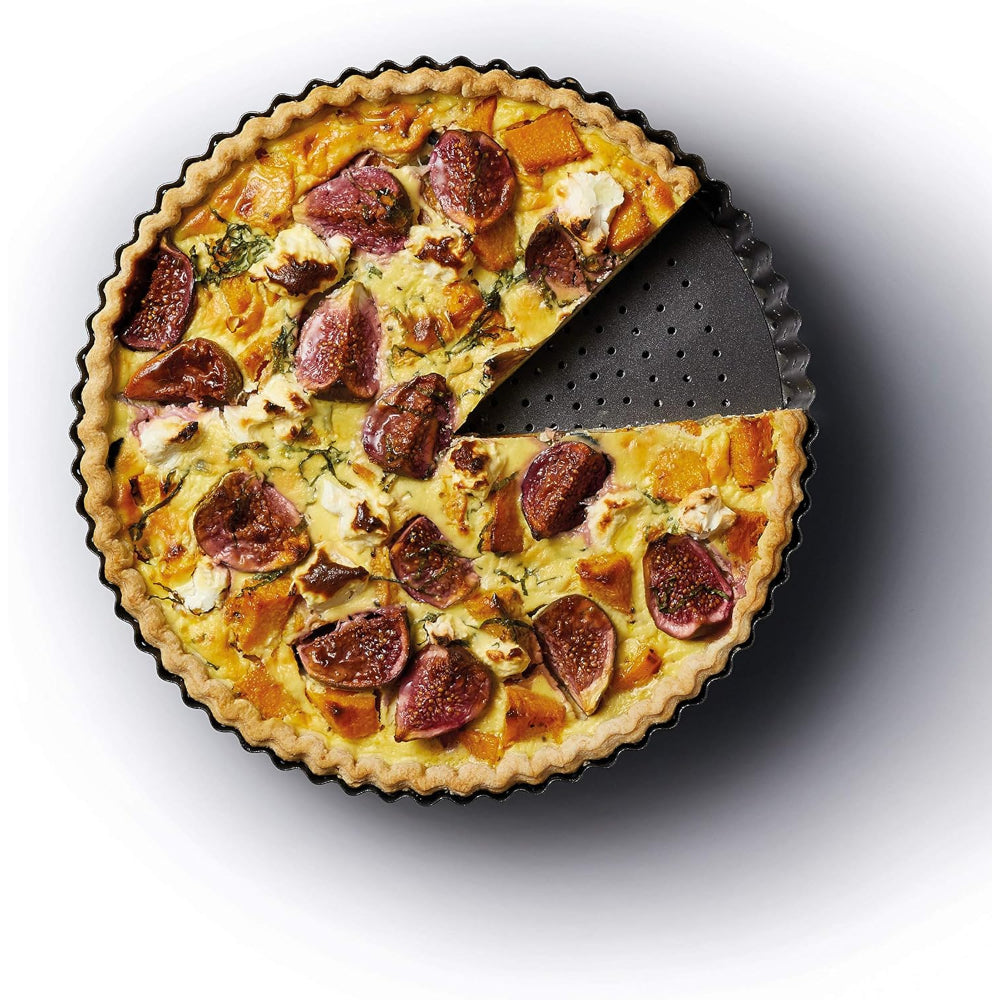 Mc Cb Quiche Tin 23Cm Non-Stick Black