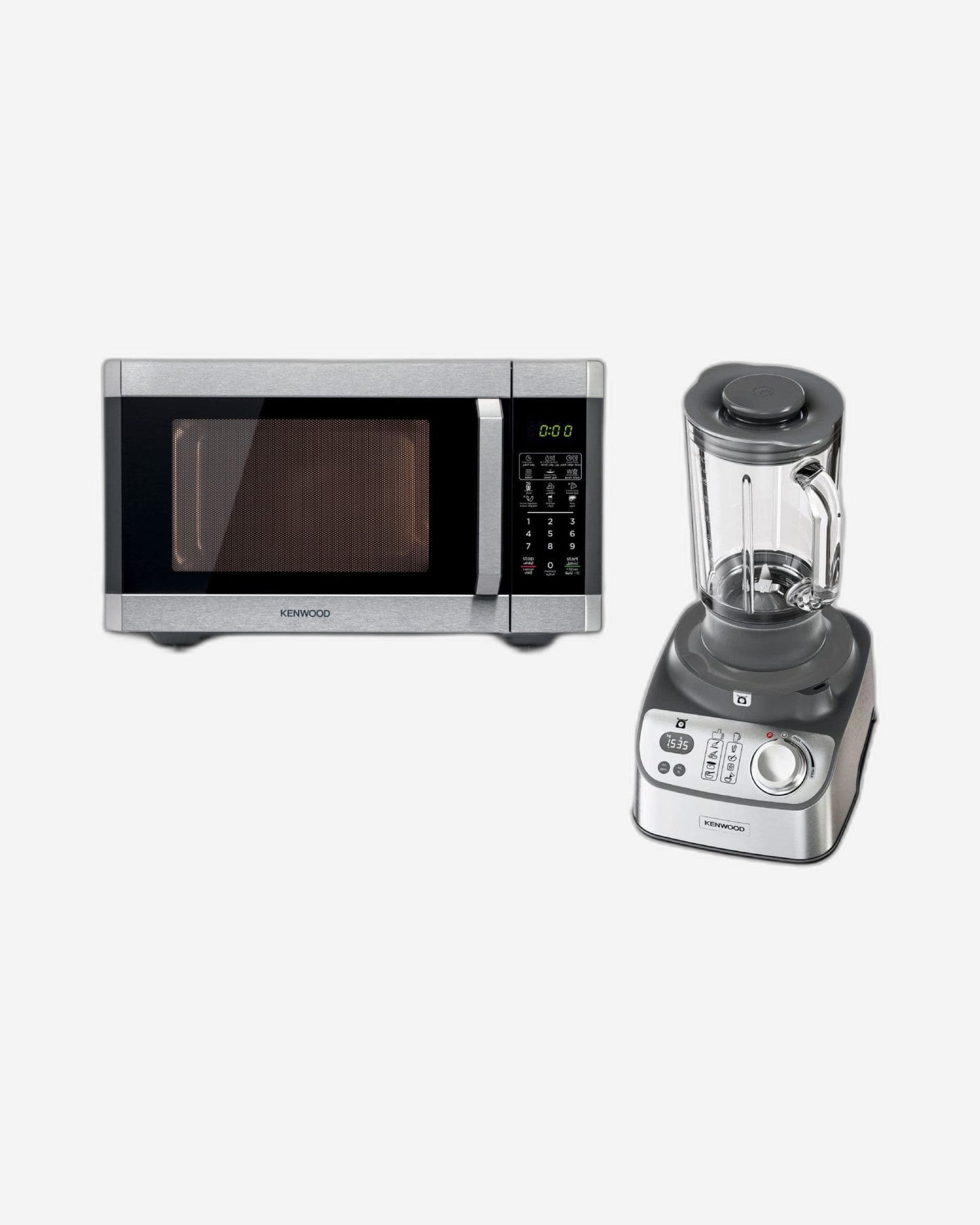 Kenwood Food Processor with Multiple Attachments + Microwave Oven