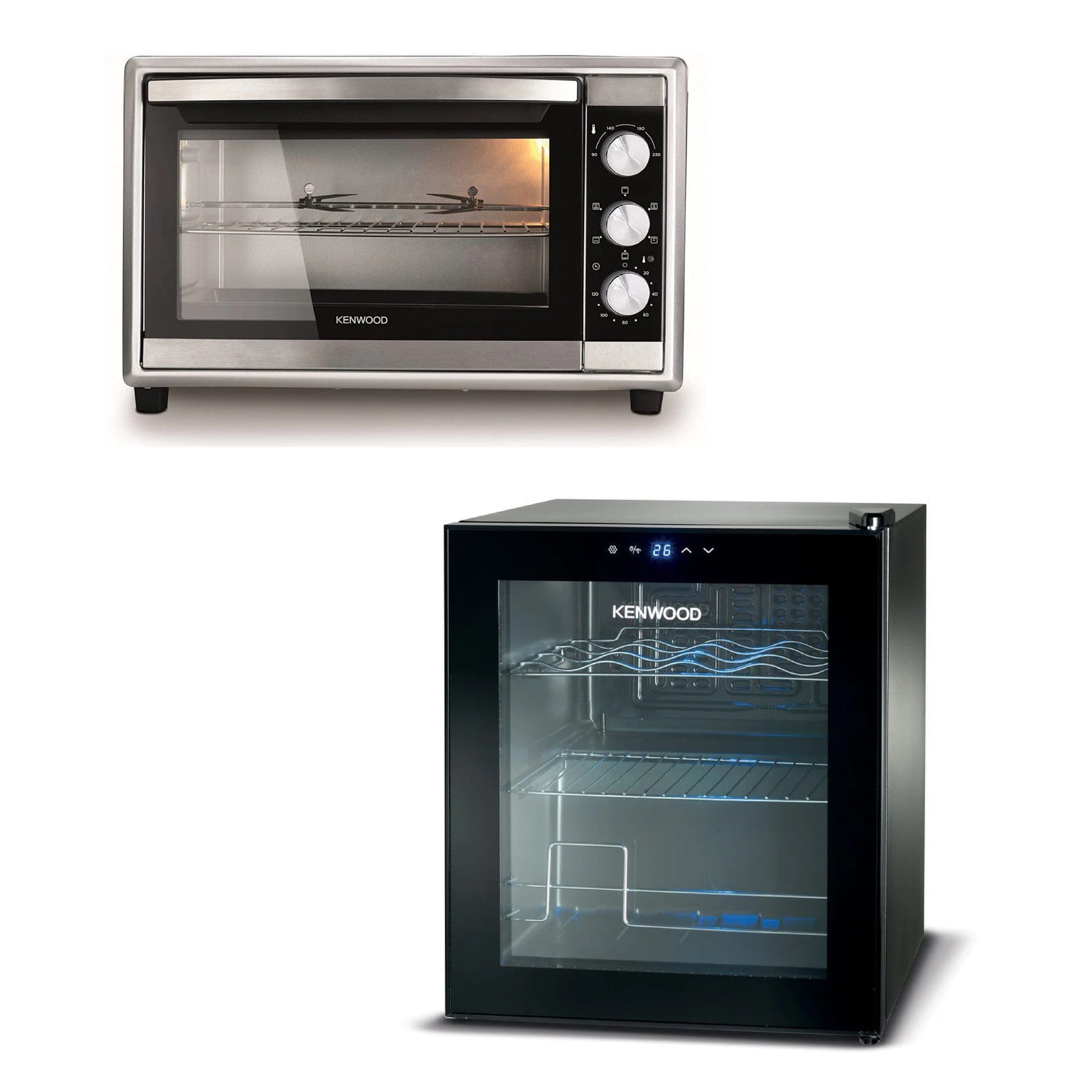 KENWOOD OVEN 45L - MOM45.000SS+BEVERAGE COOLER BCM12.000BK