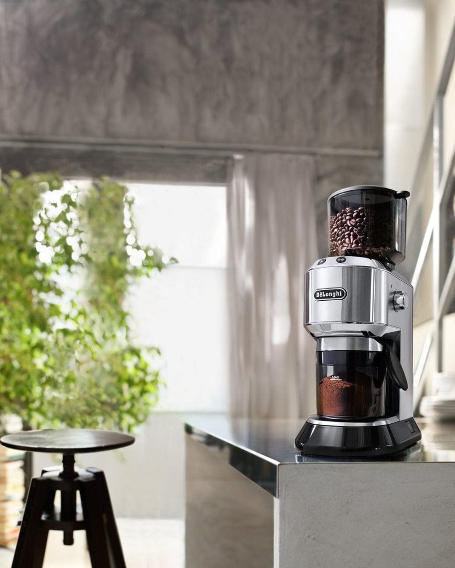 De'Longhi Stainless Steel Dedica Conial Burr Coffee Grinder