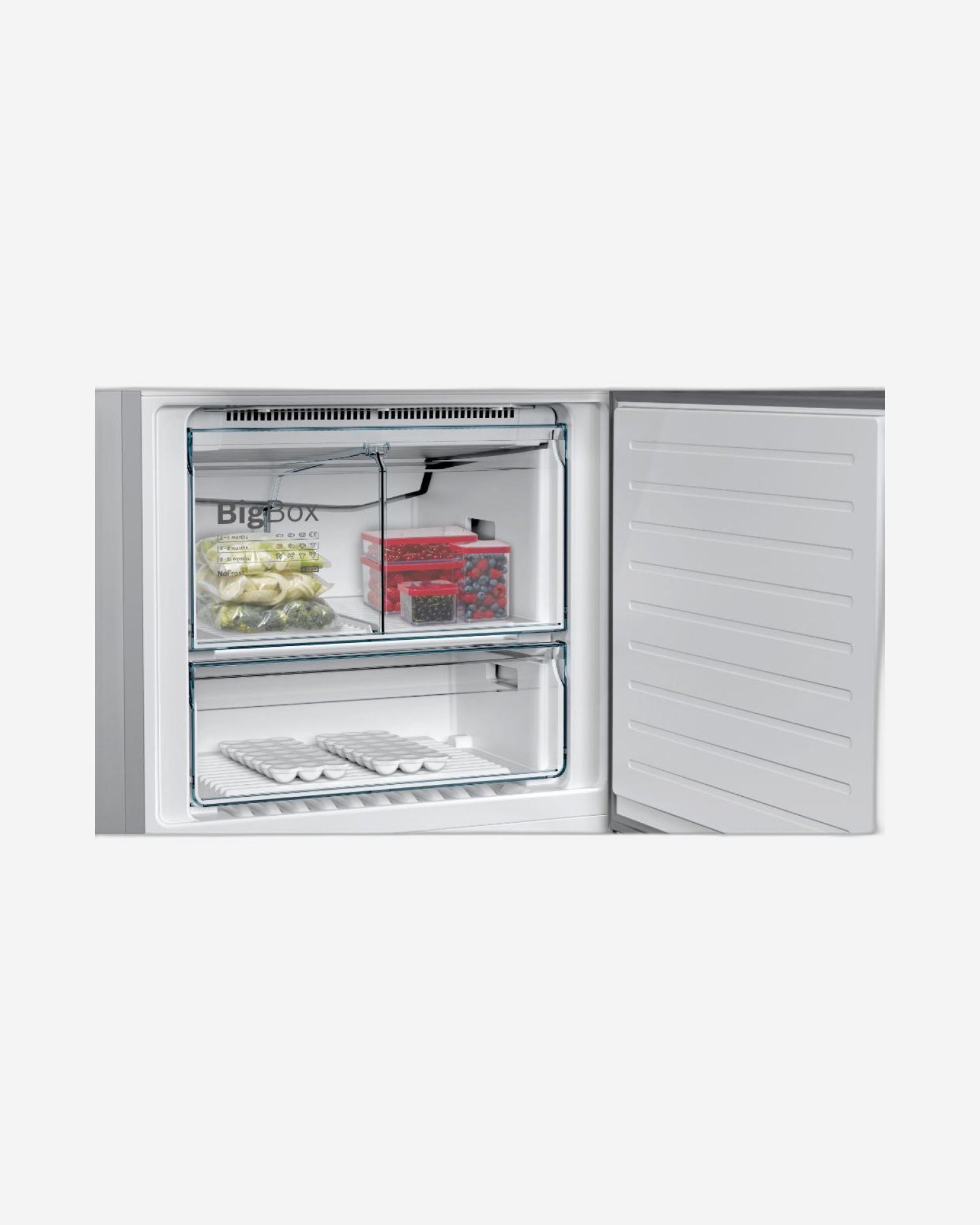 Bosch Series 4 Freestanding Fridge-Freezer with Freezer at Bottom 186x75